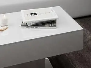 Modern Grey Coffee Table for Living Room