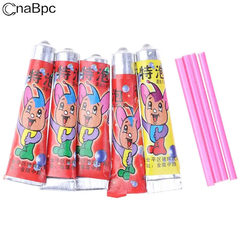 

2 Bag 10pcs Classic Bubble Glue Blowing Ball Toys For Children Space Balloon Nostalgic Outdoor Toys Not Easy To Break