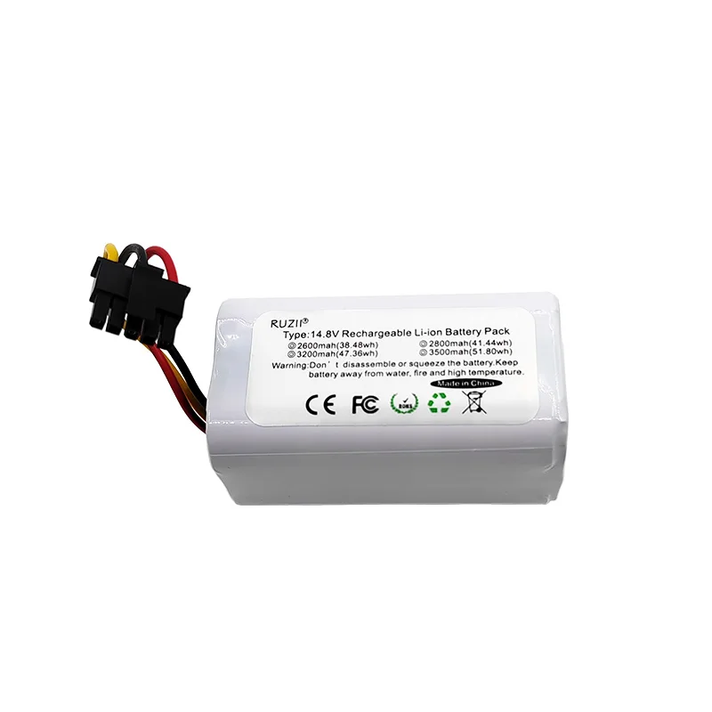 New 14.4V 2600mAh 3500mAh Rechargeable Lithium  Battery  for Mi Robot Vacuum Cleaner Mop 2 Lite MJSTL Spare battery 6