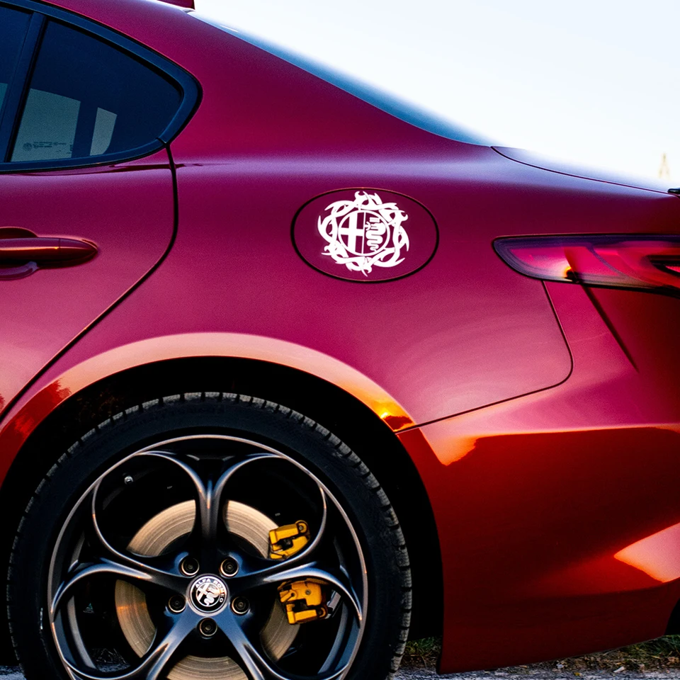 2x Stemmi ORIGINALI Quadrifoglio Verde SX & DX ALFA ROMEO GIULIETTA - Foto 2