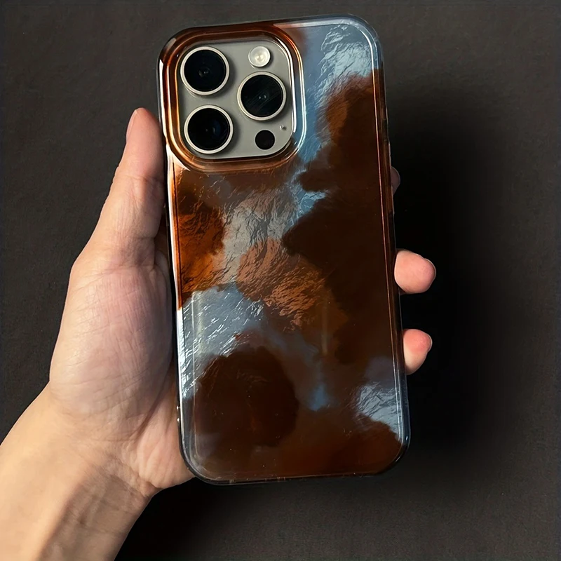 Vintage Coffee Blend Brown Pattern Phone Case - Autumn Winter Collection