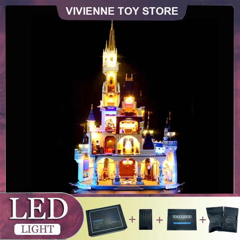 

LED Light Kit For LEGO 71040 Cinderella Princess Castle Building Blocks Brick Toy（Only LED Light，Without Blocks Model)