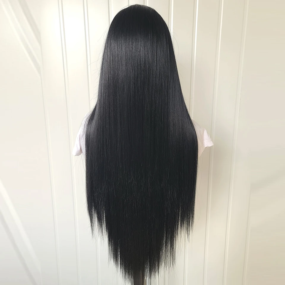 Charisma Synthetic Lace Front Wig Long Silky Straight Hair Heat Resistant Hair Synthetic Wigs For Women Ginger Blonde Wig 5