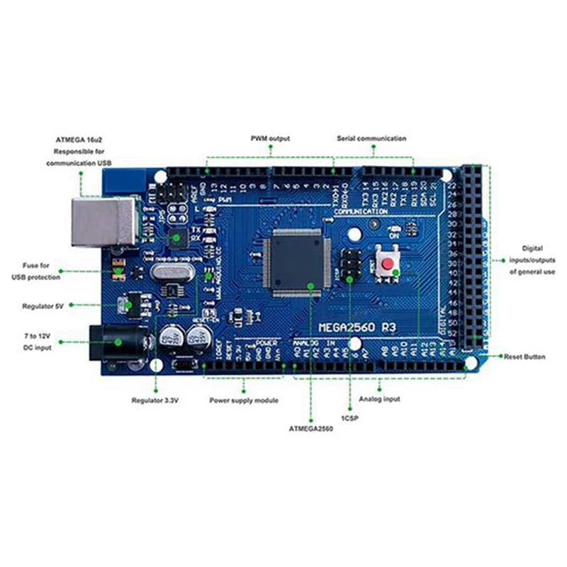 Arduino Mega 2560 R3 ȣȯ   MEGA2560 CH340