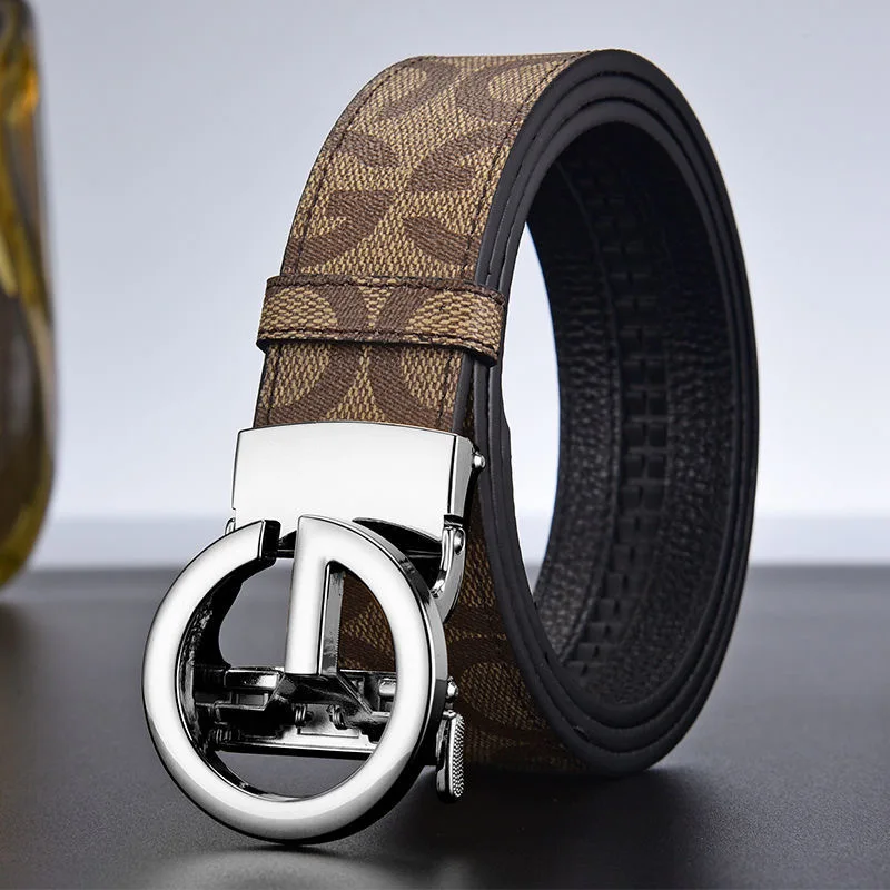 New Business Men Belts Casual Fashion Luxury Lady Designer Famous Brand Male G Buckle Women Leather Belt for women dress