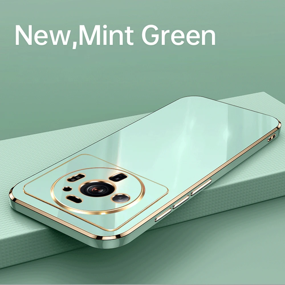 Pour Xiaomi Mi 12S Ultra Pro Coque de téléphone galvanisée pour Xiaomi 12 Pro Lite Mi 12X 12Lite Coque anti-chute en silicone de luxe_voghion.com