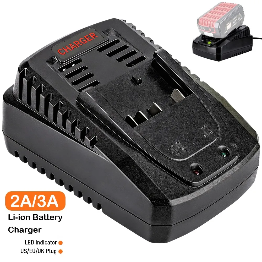2 LED 표시등이 있는 보쉬용 2A/3A 리튬 이온 배터리 충전기 BAT609 BAT609G BAT618 AL1860CV용 14.4V 18V 고속 충전