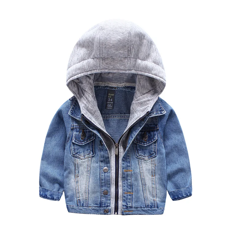 Boy's denim jacket with velvet 1