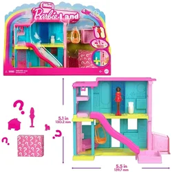 Barbie Mini Dreamhouse Doll Set with Furniture and Accessories (HYF44-HYF46)