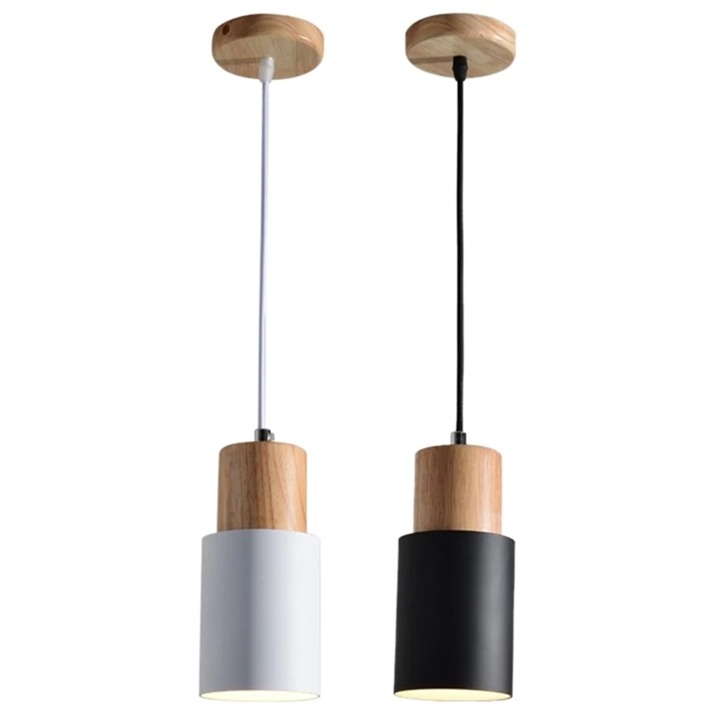 Lampadario Piccolo Lampadario Cilindrico Lampadario Macaron Paralume Lampada Da Soffitto Nordica (Senza Lampadina)