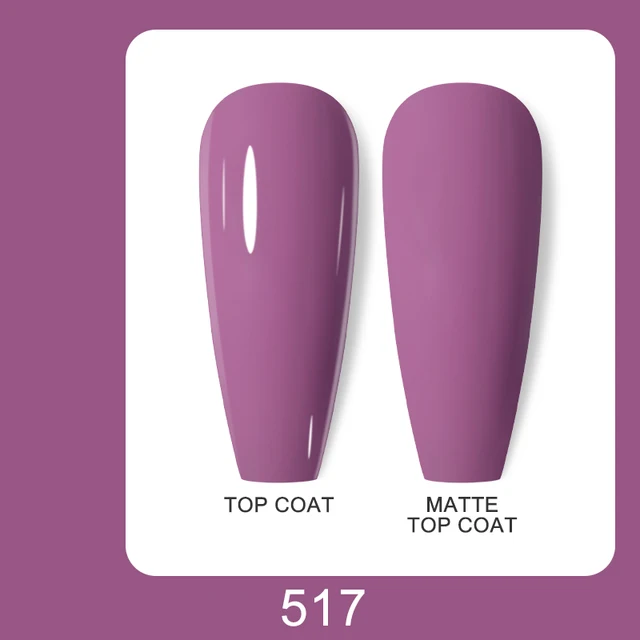 Arte Clavo 15ml Brown Coffee Color UV Gel For Nail Gel Nail Polish Varnish Hybrid Glitter Decoration Base Top Coat Set 517