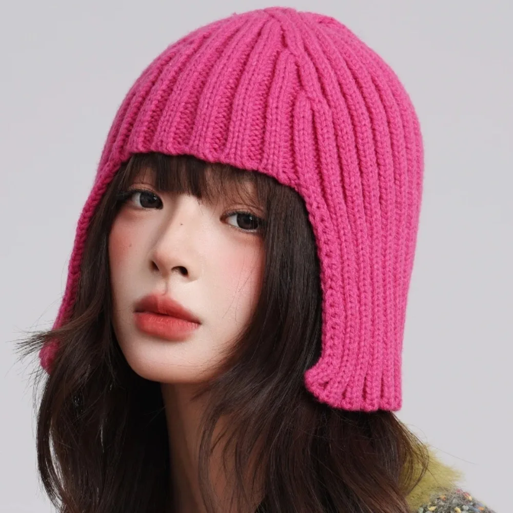 Chic Winter Wig Hat with Ear Protection