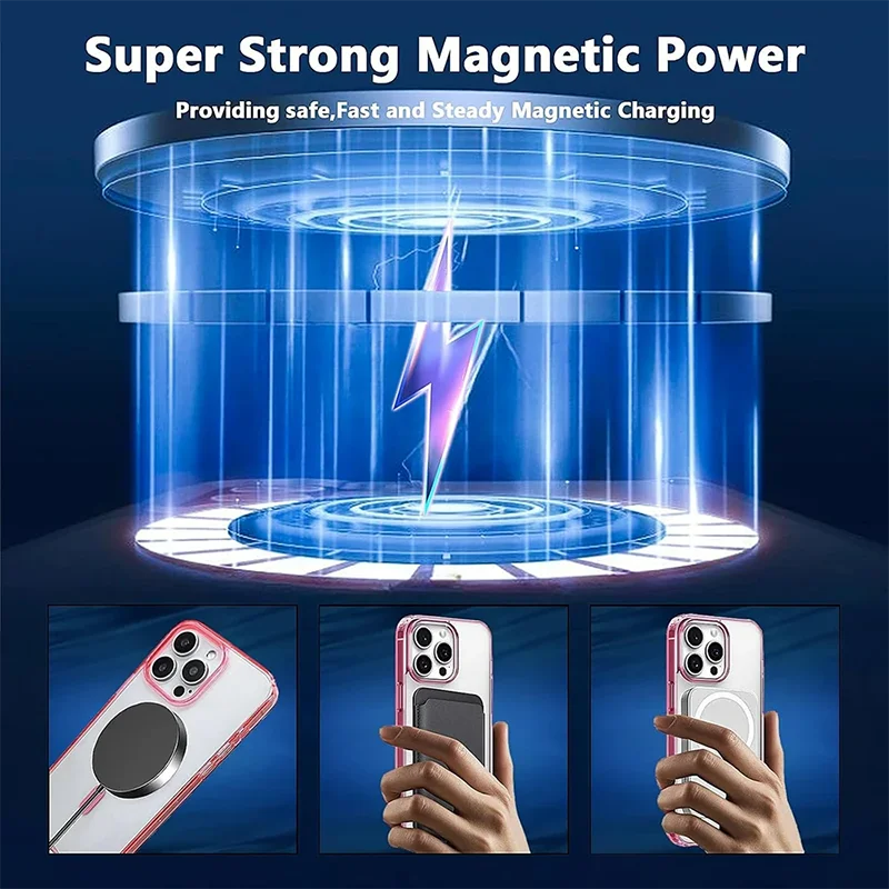 Matte Candy Color Magnetic Hybrid Case with Strong Grip