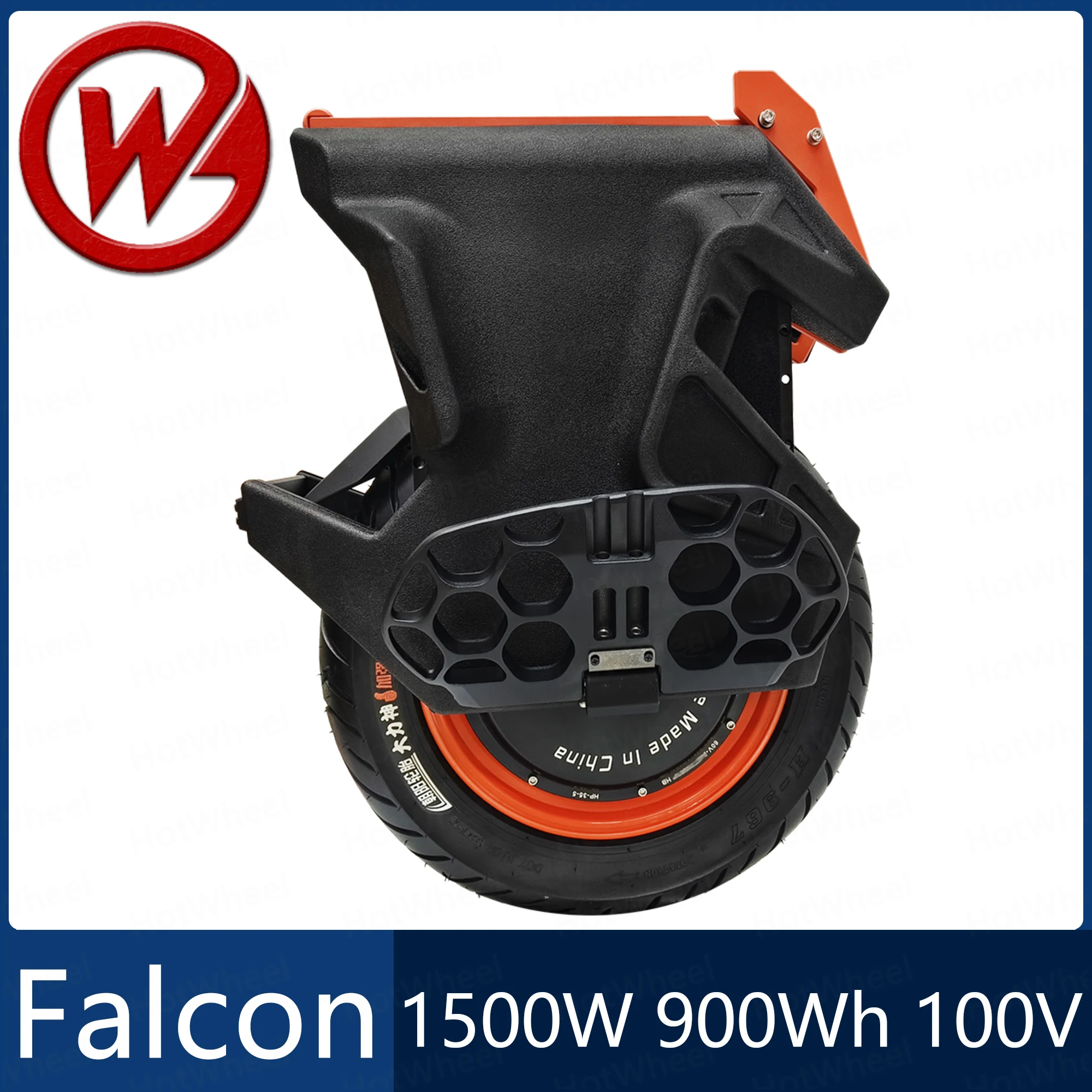 BEGODE Falcon EUC 1500W Motor 900Wh 100V 50S 50GB Battery 15inch Tubeless 67km/h Speed 60mm Suspension Travel 80~120km Rang