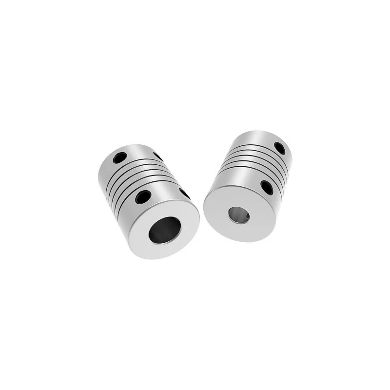 1pcs D19L25 aluminum alloy elastic coupling winding screw motor encoder inner hole 2mm 3mm 4mm 5mm 6mm 7mm 8mm 10mm 3.175 6.35mm