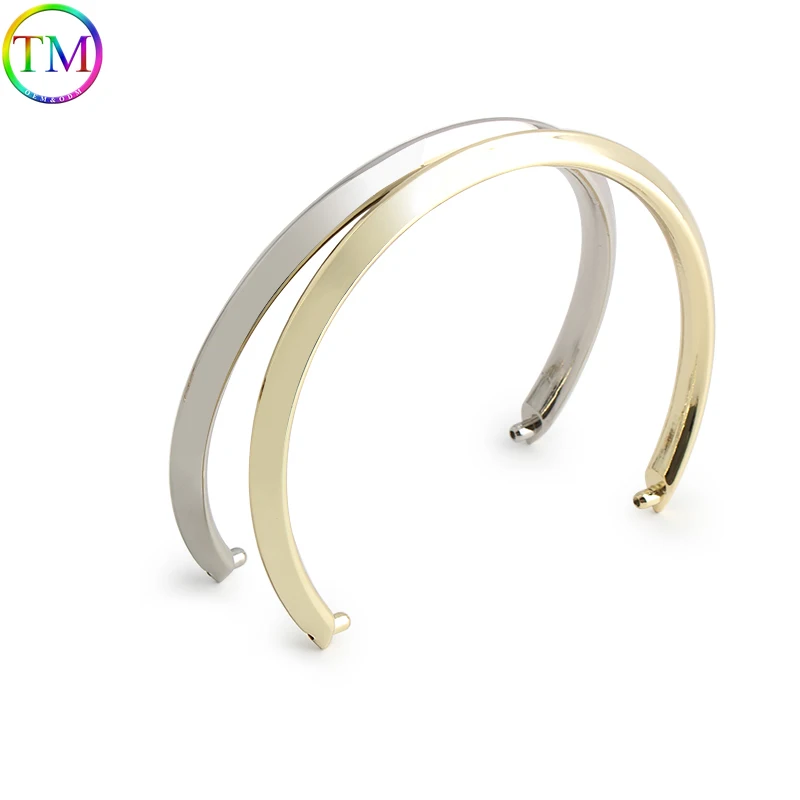 Round Shape Retro Metal Bag Handles Purse Sewing Frame Brackets For Handbag Luggage Handcrafted Replacetment Bags Accessories