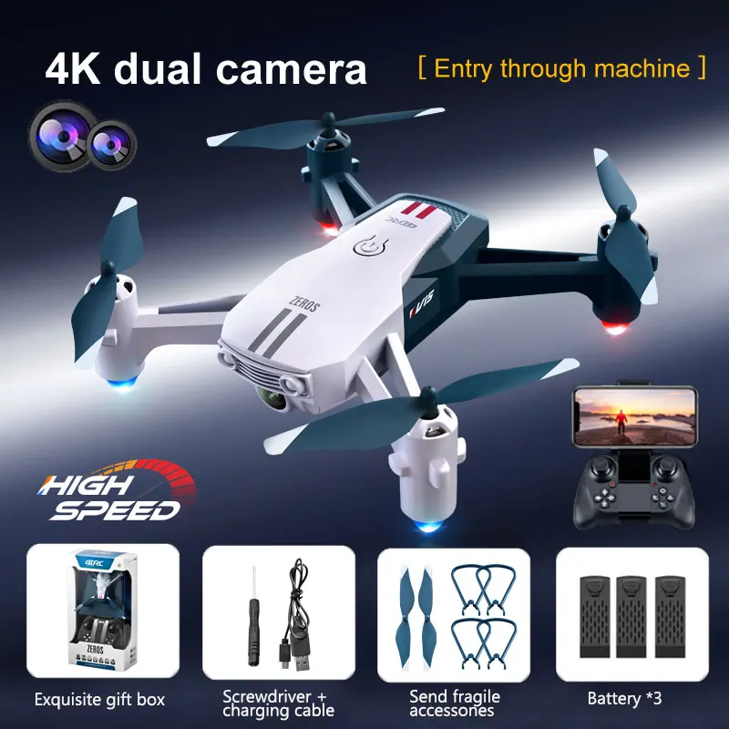 KBDFA V15 Professional Drone Quadcopter With Camera 6K HD Dual Camera FPV Height Keep Drones Photography Adult Quadcopter Toys RC Quadcopter medium RC Quadcopter