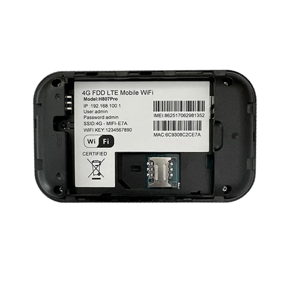 4G Lte WIFI Router Wireless Portable Router 3650mAh Sim Card Slot Unlock Modem Mini Outdoor Hotspot Pocket WIFI Router for Car