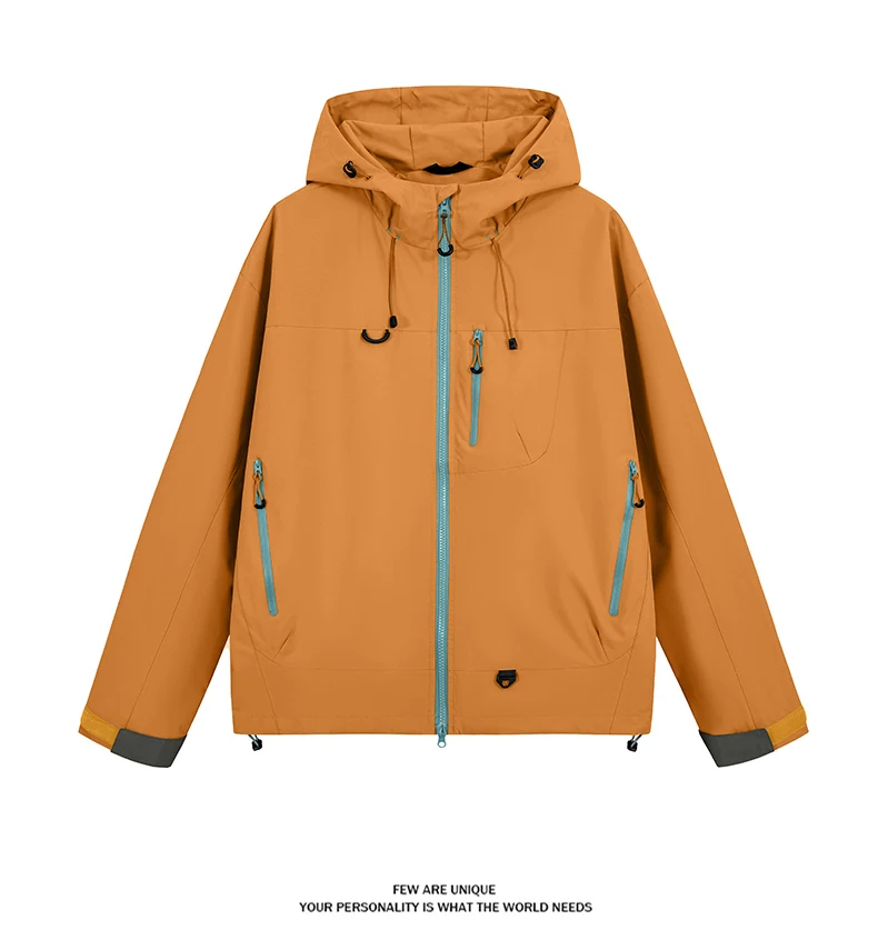 LNGXO Unisex wasserdichte Windjacke Outdoor Sport winddichte einlagige Jacke Männer Frauen Wandern Klettern Trekking Regenmantel – Detail 15