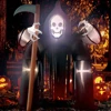 10FT Large Size Halloween Inflatable Grim Reaper Archway with LED Lights Blow Up Outdoor Decoration for Home Party Yard Lawn 2