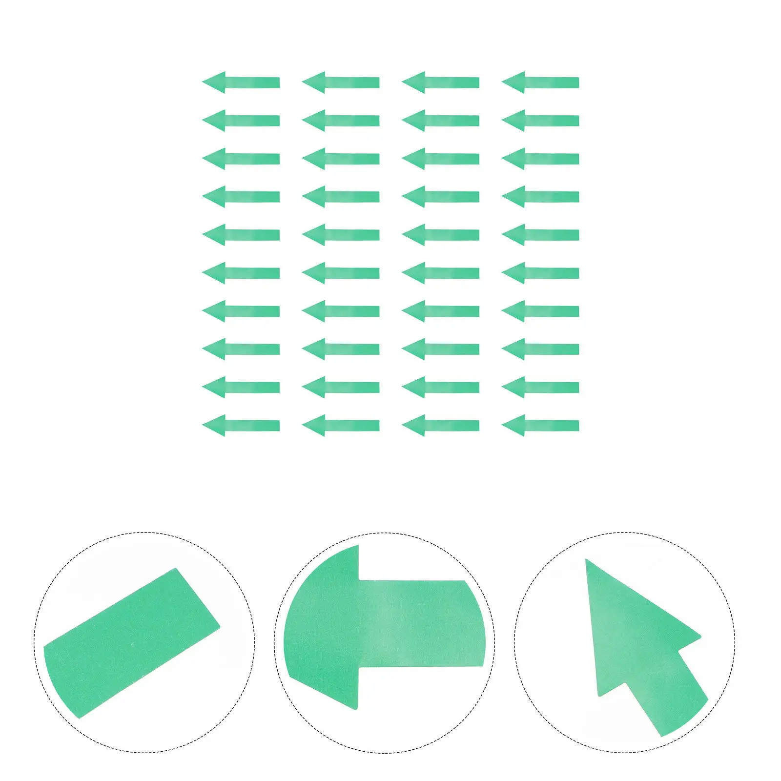 50Pcs 화살표 스티커 방향 라벨 일상 사용을 위한 경량 표시 태그 다목적 화살..