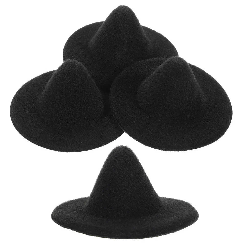 

4 Pcs Wizard Hat Manual Mini Halloween Decorations Accessories for Eva House Hats