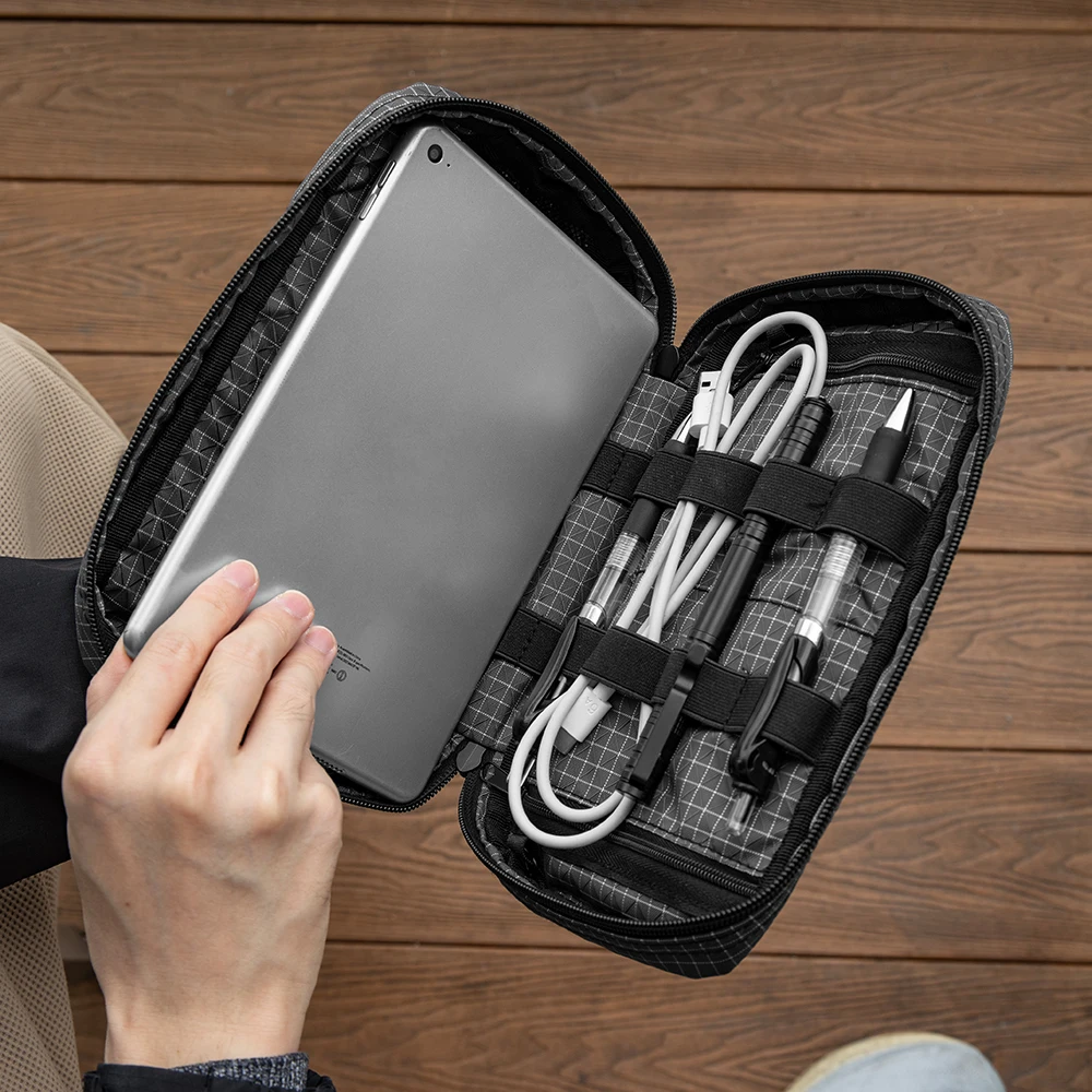 다기능 여행용 정리 가방 EDC 휴대용 가방 EDC 미드 오거나이저 파우치 일상용 케이블 키트 보관 가방