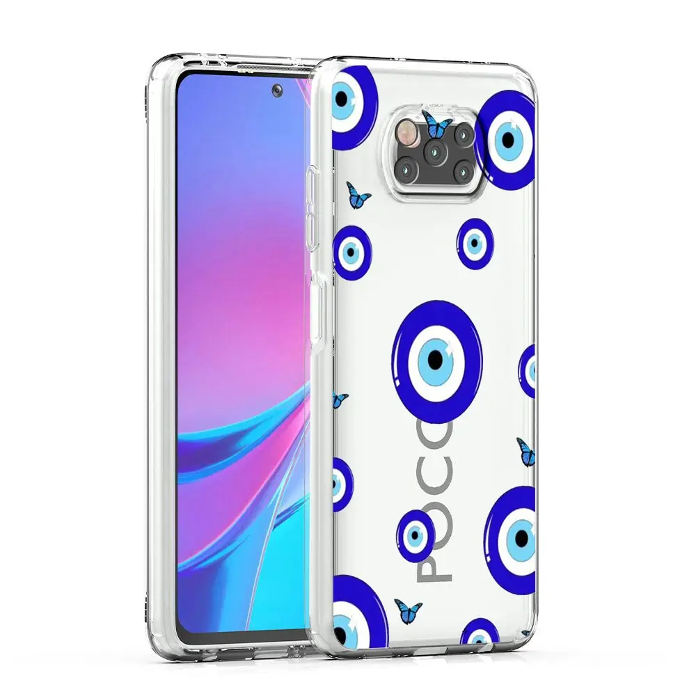 Blue Eye Art Clear Phone Case Cover
