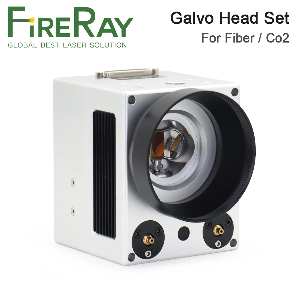 Fireray Digital Galvo Scanner Apertura 10Mm Galvo Head Set Con Luce Rossa Uso Per Fibra Co2 Uv 3D Yag Macchina Per Marcatura Laser