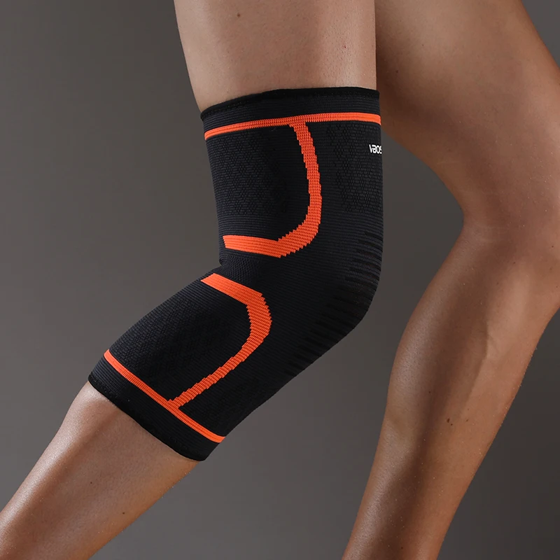 Knee Support Sleeve Knee Support Knee Brace Knee Wraps 1 Pc Elastic Breathable Compression Knee Support Sleeve Basketball Running Cycling