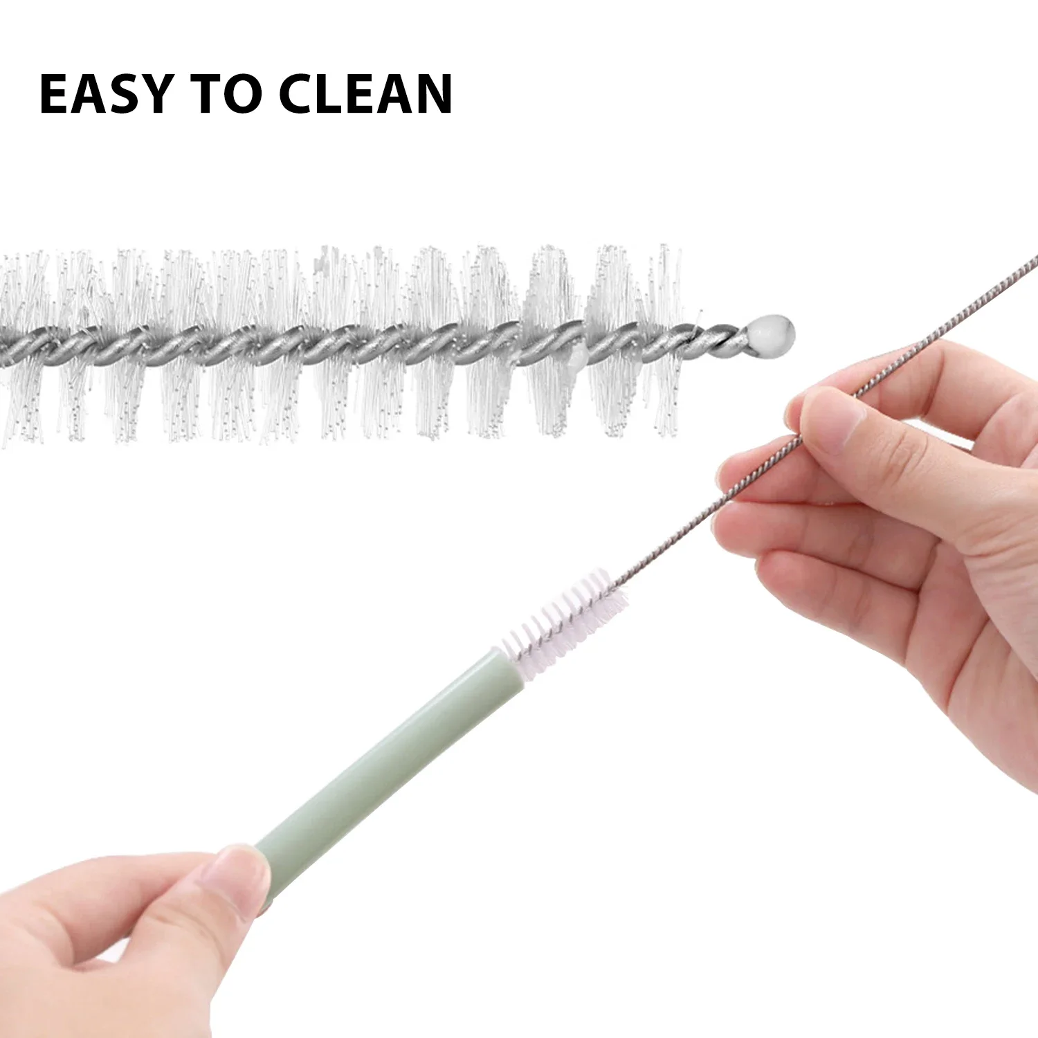 Reusable Colorful Silicone Straws Safe Scratch-Resistant & Heat-Resistant Bubble Tea Straw Cup Accessories
