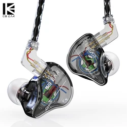 KBEAR Storm HiFi Headphone Single Dynamic Driver In-ear Monitor 2Pin Wired Earphone Jazz Sport Music Headset Fashion Earbud KS1