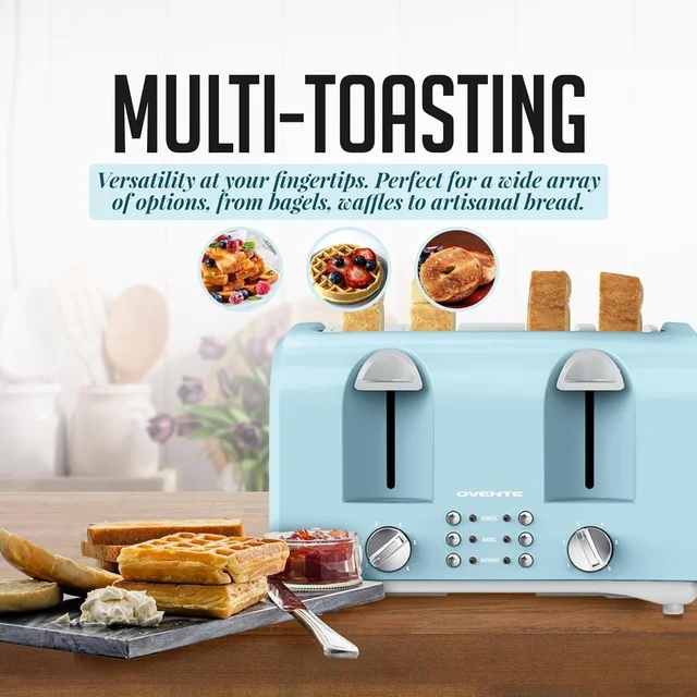 4-Slice Wide Slot Toaster 4