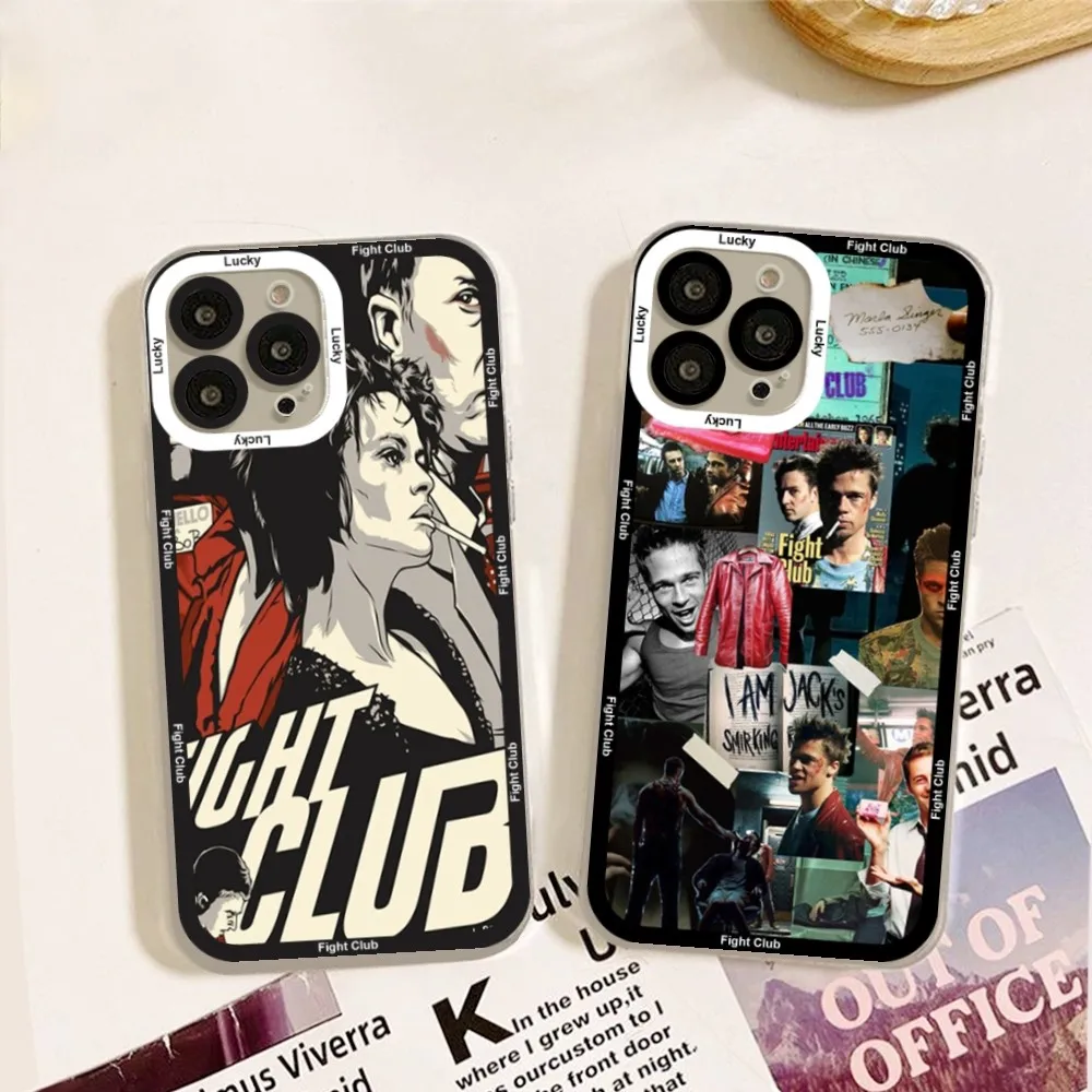 Fight Club Custodia Per Telefono Moive Per Iphone 11,12,13,14,15,15 Pro,13 Promax,14 Plus,15 Mini