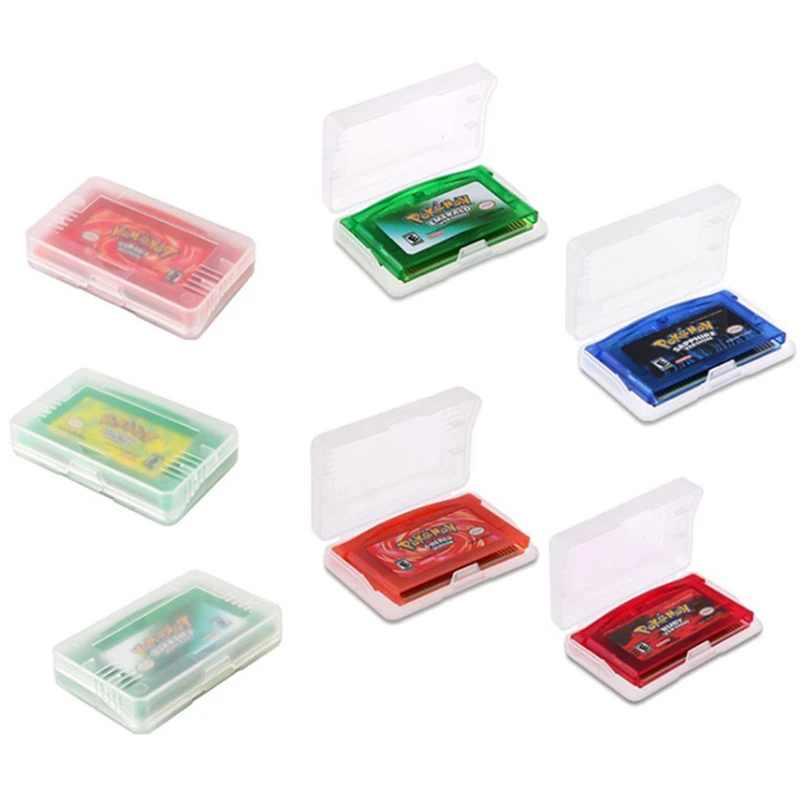 Plastic Game Cartridge Card Box Case Cover Clear Plastic Game