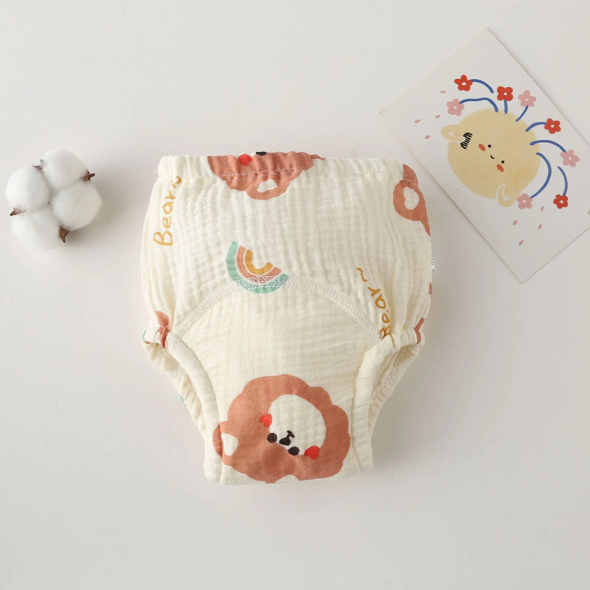 Cotton Baby Waterproof Reusable Training Shorts and Nappies