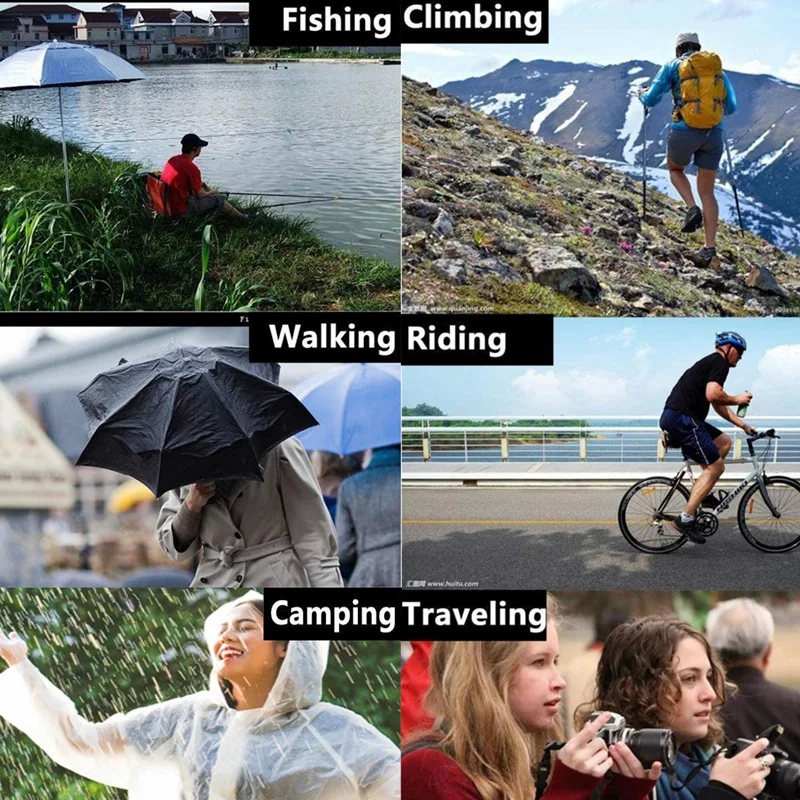 Raincoat 2 Pack Rain Ponchos For Men Women Adults Reusable Portable Rain Coat Waterproof With Elastic Sleeves