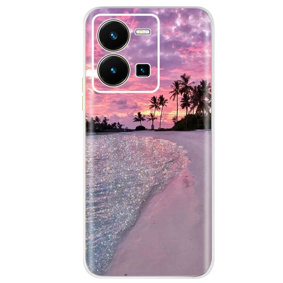 Cute Painted Silicone Soft Phone Case - Stylish Protector Shell