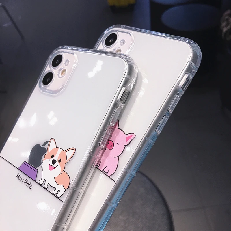Cartoon Animal Dog Cat Case For iPhone 5