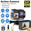 5K 4K60FPS Action Camera 2" Touch LCD 5X Zoom WiFi EIS Dual Screen 50MP 170° DVR Webcam 30M Waterproof Moto Helmet Sport Camera 1
