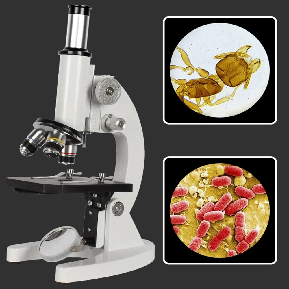 Optical Biological Microscope 40-10000X High Magnification HD Photography Middle school university Science Sperm Microscope 2