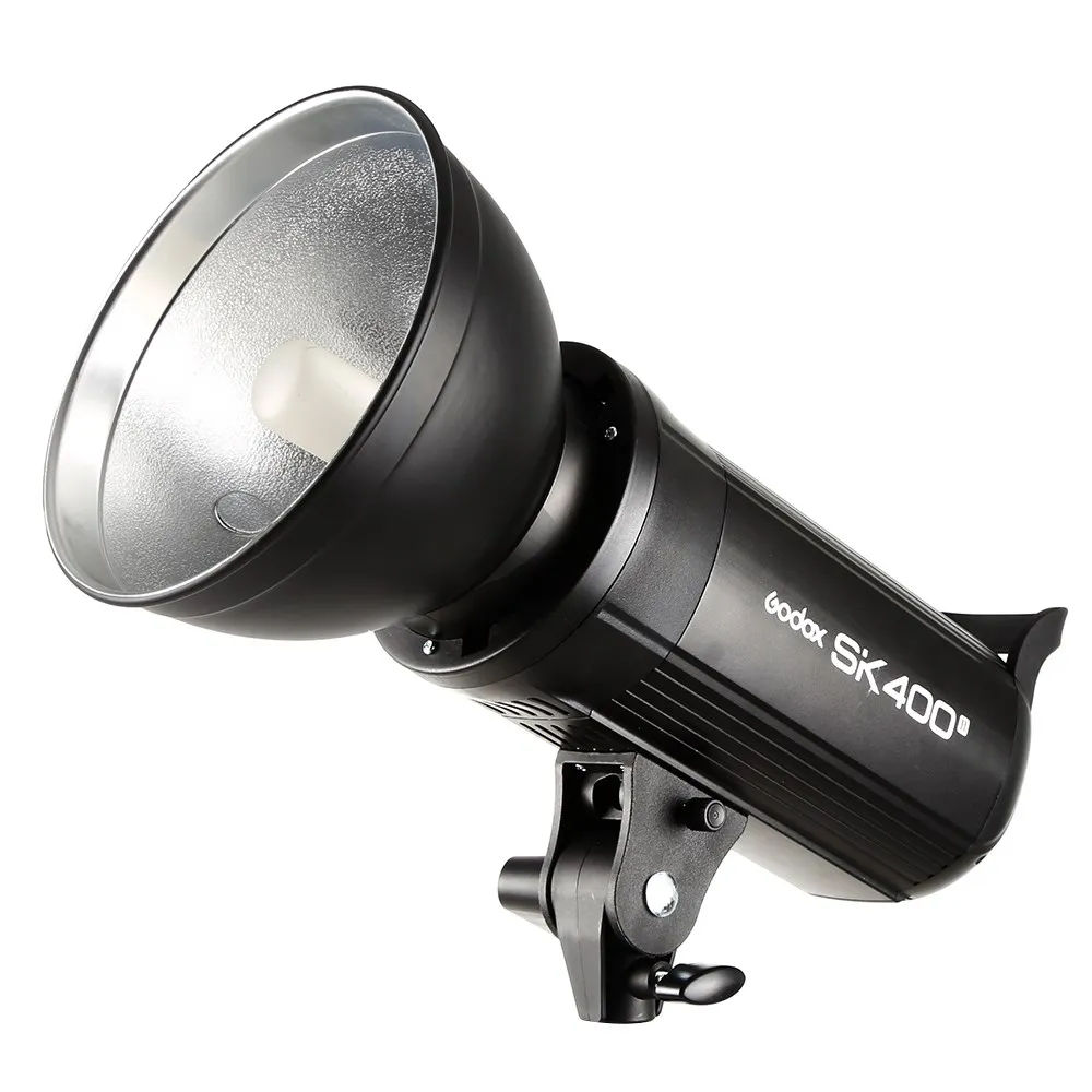 Godox SK400II 400Ws GN65 Professional Studio Flash Strobe + 2.8m Light Stand + 60x90cm Softbox + Trigger + Barn Door Kit 4