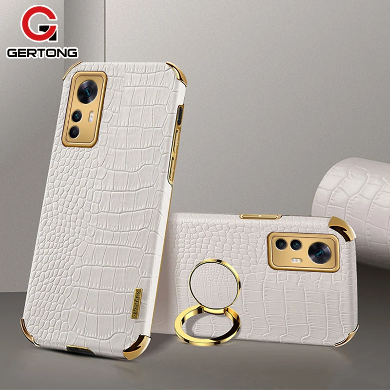 Handyhülle Mit Krokodilprägung Und Ringhalter Für Xiaomi Modelle_voghion.com