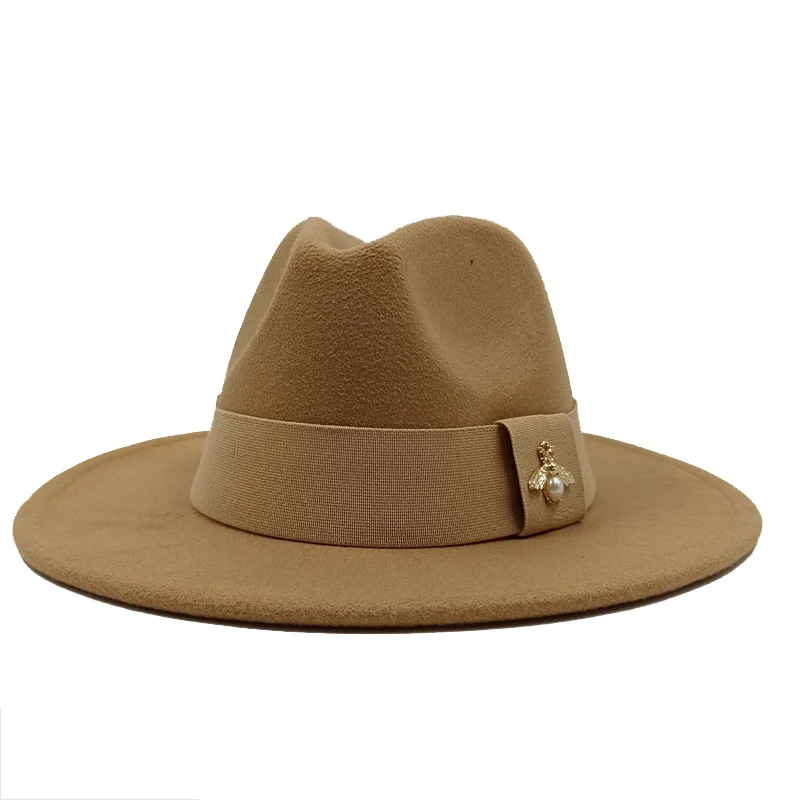 28-Farben-Fedora-Hüte mit Bienen-elastischem Gurtband, Herren-Fedora-Hut, Herren-Panama-Hut, Unisex-Hut, Militärfarbe, Fedora-Hut – Detail 26