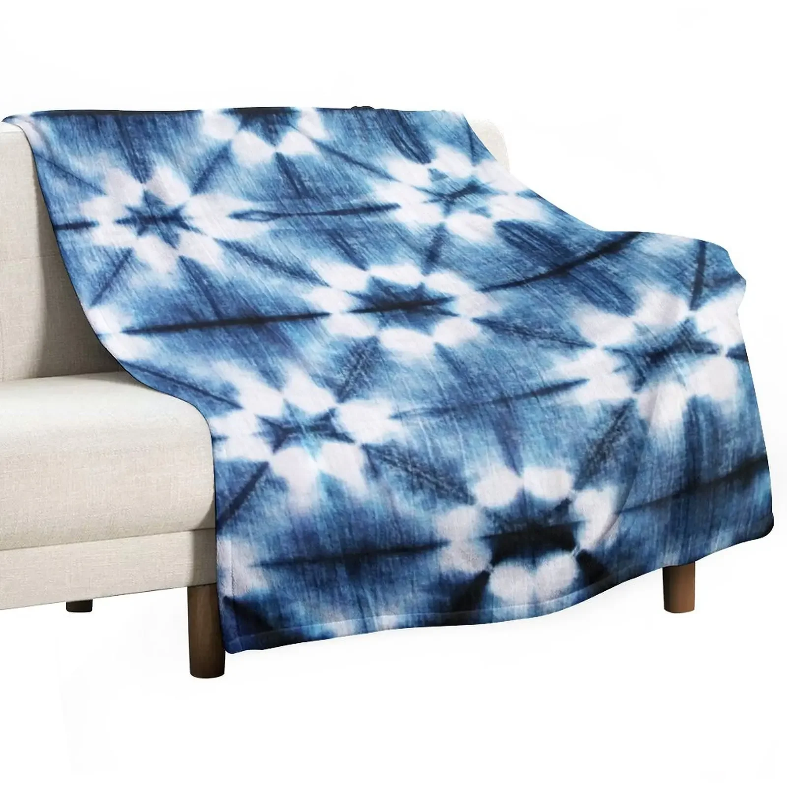 

Shibori print Throw Blanket Soft for winter Bed Fashionable Hairy Blankets