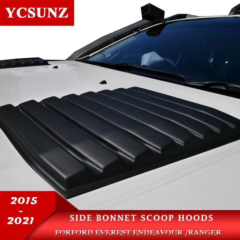 

Side Bonnet Scoop hoods For Ford Ranger Wildtrak T7 2016 2017 2018 2019 2020 2021 2022 Everest Endeavour Car Accessories