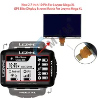Écran d'affichage pour vélo Lezyne Mega XL, GPS, 2.7 pouces, 10 broches, nouveau 1