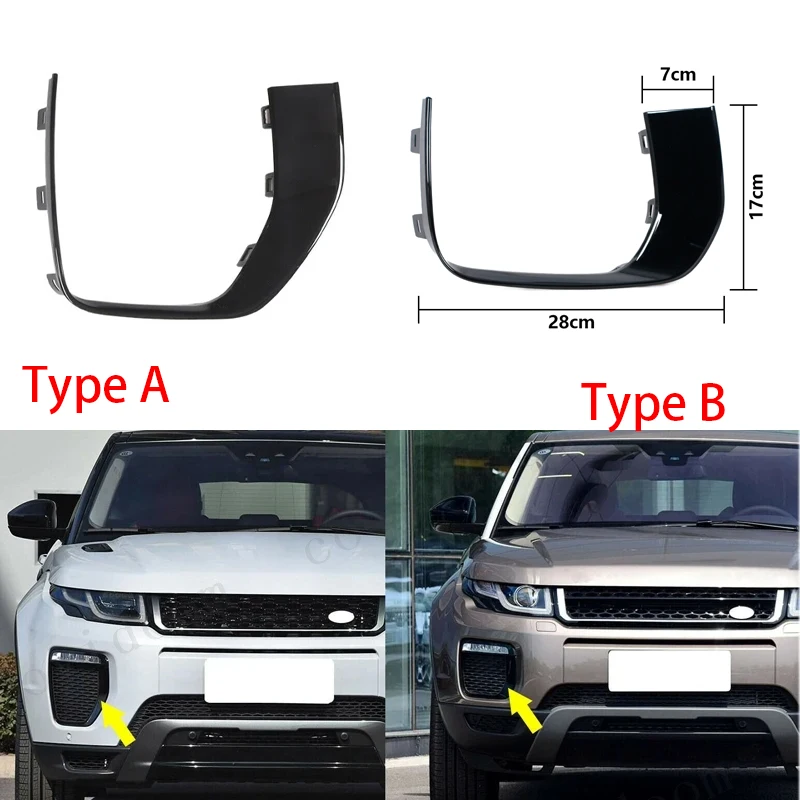 1 PC LH Left Side Front Bumper Fog Light Bezel Cover For HONDA FIT 2015