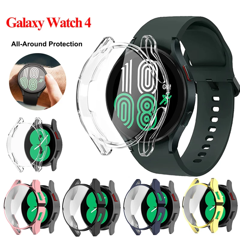 Custodia Protettiva Per Samsung Galaxy Watch 4 Custodia Protettiva In Silicone Tpu Per Samsung Galaxy Watch 4 40Mm 44Mm Smartwatch Bumper