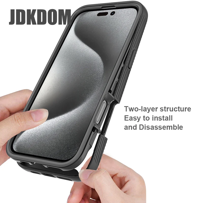 Shockproof Armor Case - Durable Protective Cover by JDKDOM